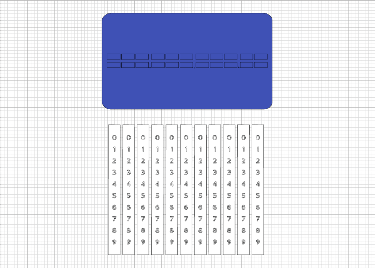 COVER 7-5 place value counter