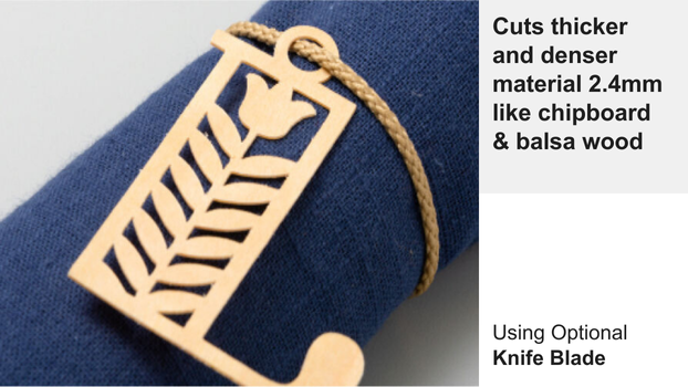 cuts thicker and denser materials 2.4mm