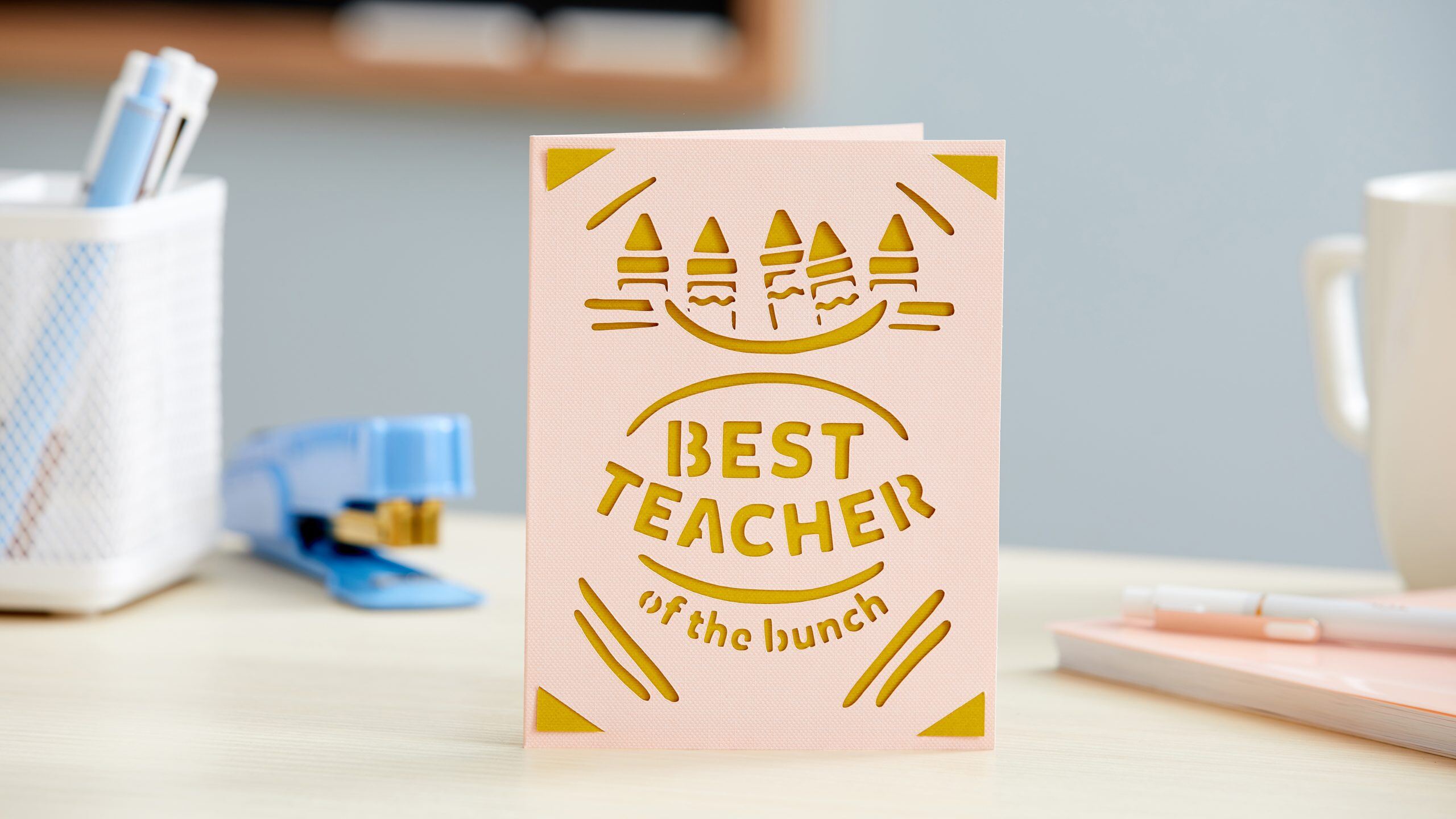 teacher best of the bunch card